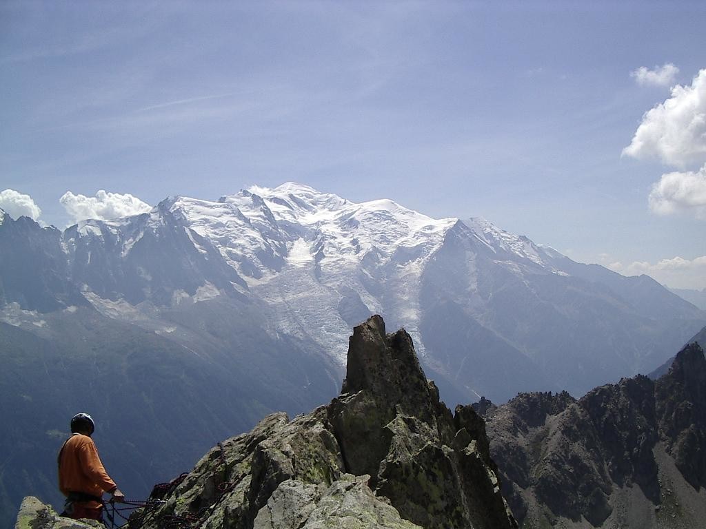 Depuis le sommet de l'index