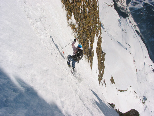 Grand Balmaz couloir Notre Dame avant le goulet