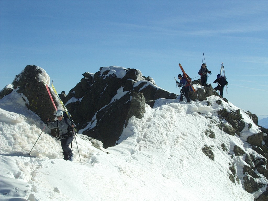 Sur l'arête du Tenibre