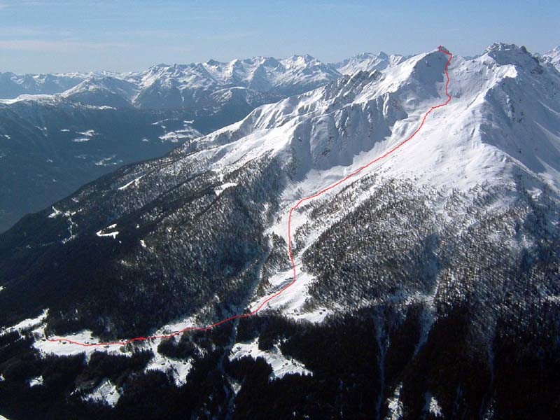 Dosso Cornin, Val Mozzana