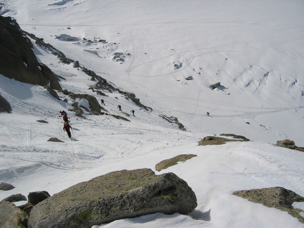 Moraine du glacier d'argentiere