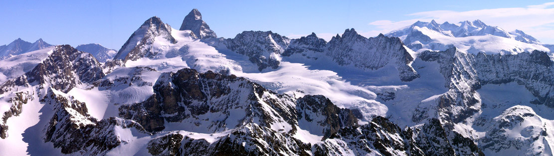 le Cervin et le Monte Rosa