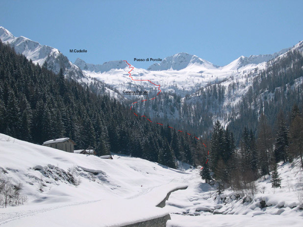 Panorama da Piana in Val Tartano