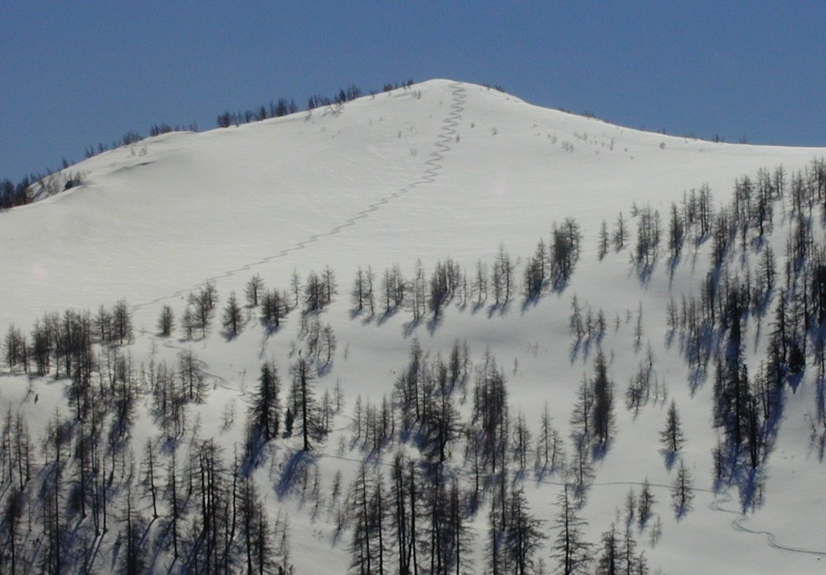 Descente de la Pointe des Sagnes