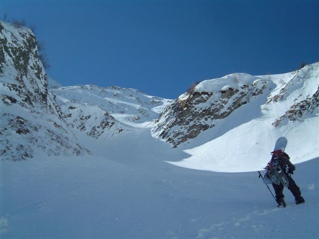 Le couloir vu du ruisseau