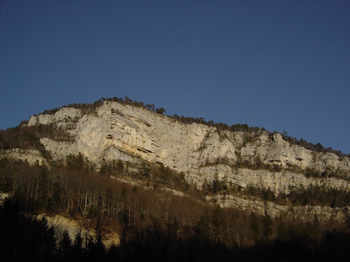 Les rochers de Plagne, Suisse.