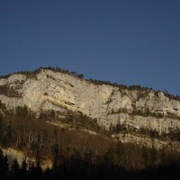 Les rochers de Plagne, Suisse.