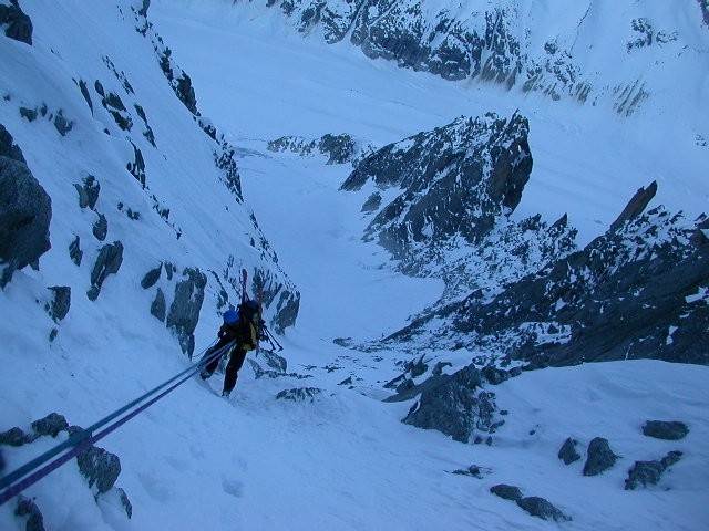 Couloir NE du Glacier du Capucin