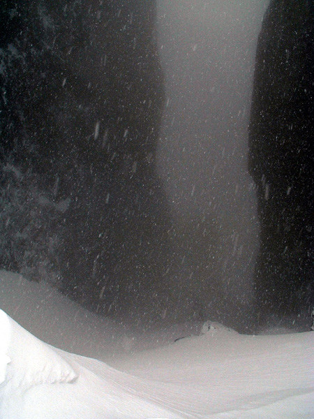 couloir de la mitraille ,vue du haut