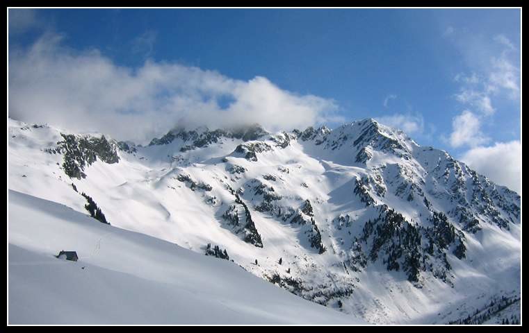 Vue Grands Moulins, refuge des Plattières