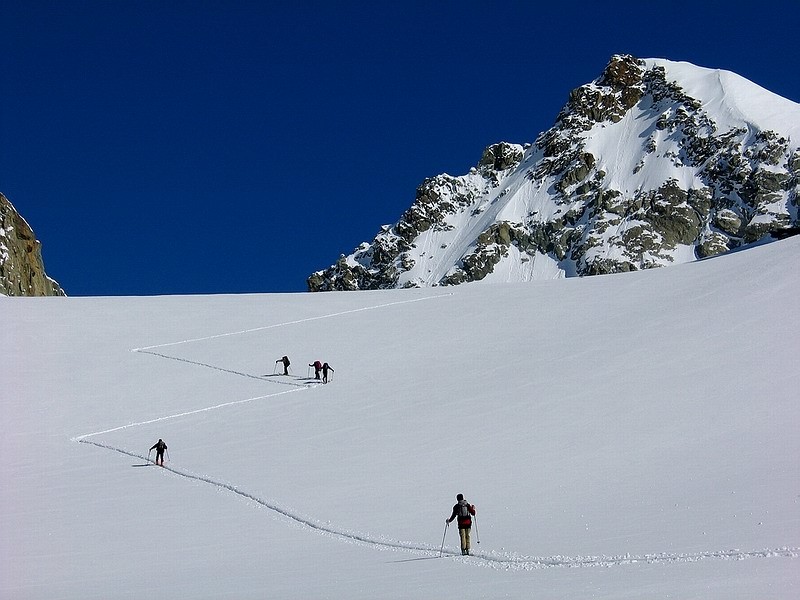 Sul Ghiacciaio di Chardoney