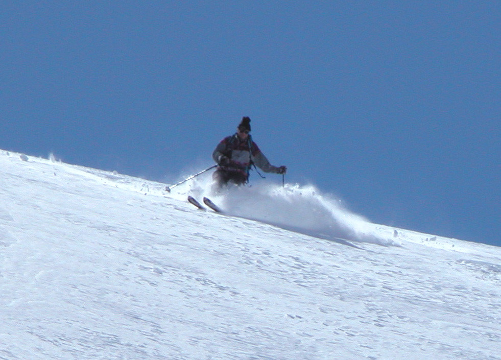 Nicolas dans les pentes de l'Arpelistock