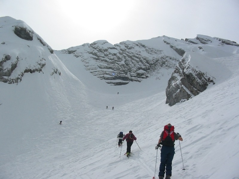 Couloir Nord du Col des Aravis