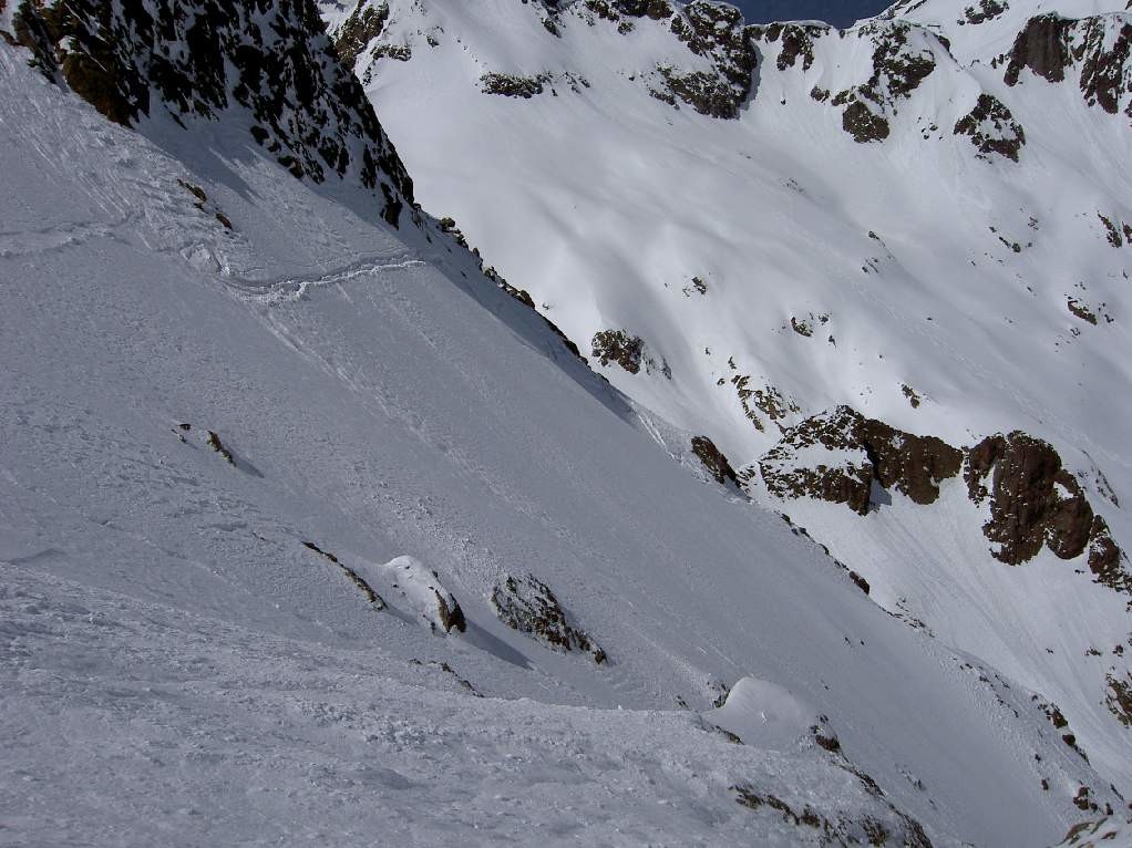 Dan la face NNW du Belvédère