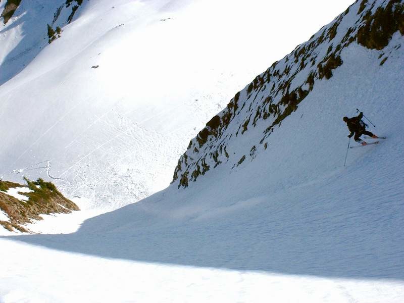 Couloir Nord de la tête de l'Aulp