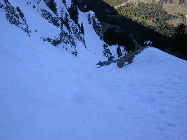 couloir NW du Pic de la Corne