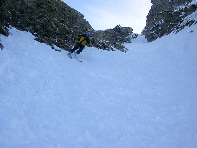 Virage dans le haut du couloir