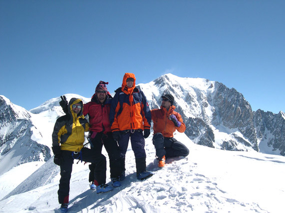 Punta W dei Domes de Miage - Gruppo-