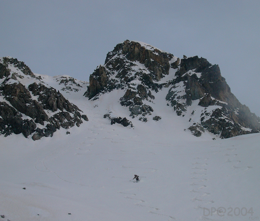 Crête de Pavéous : couloir N