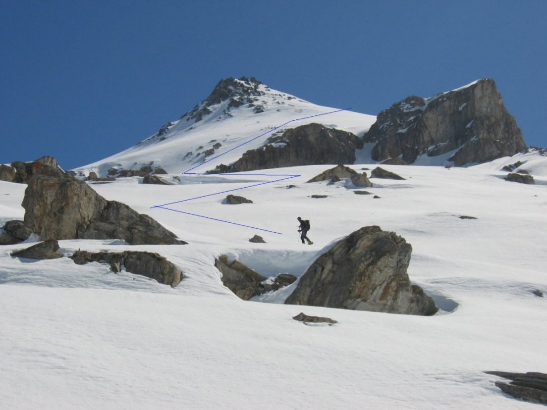 montée au pelaou blanc depuis le refuge du fond des fours