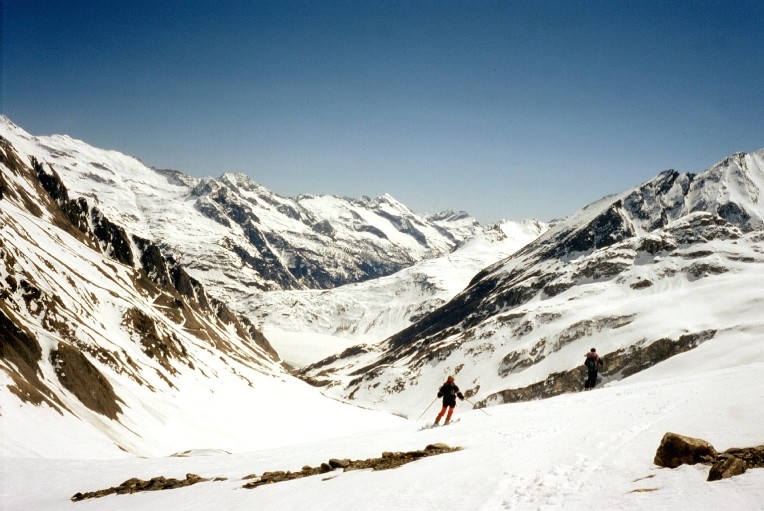 Il vallone di Bettelmat dal Griespass