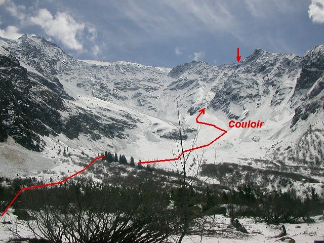 Couloir NE de la Pte de Chaborgne