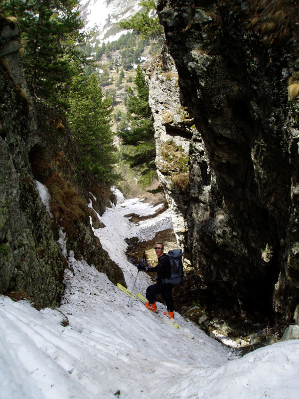 Dent Parrachée : le couloir de la carrière !