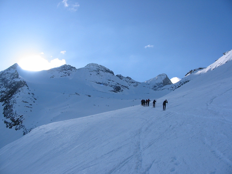 salita al Breithornpass