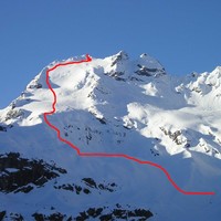 l'itinerario alla cima di lago spalmo dalla val viola
