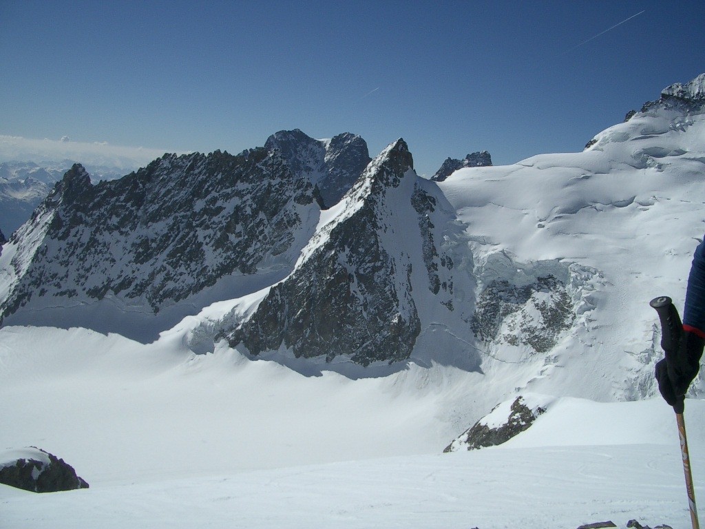 Barre Noire depuis l'antécime de la roche Faurio