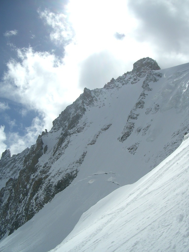 Au pied du couloir de la barre noire