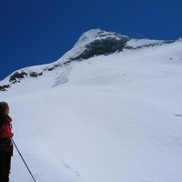 la splendida discesa dalla sella e la cresta del Bortelhorn