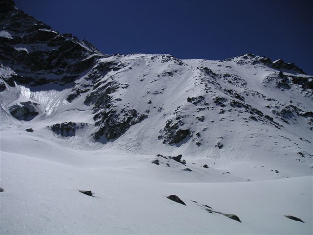 Pointe 3264m des Douves Blanches: Face N