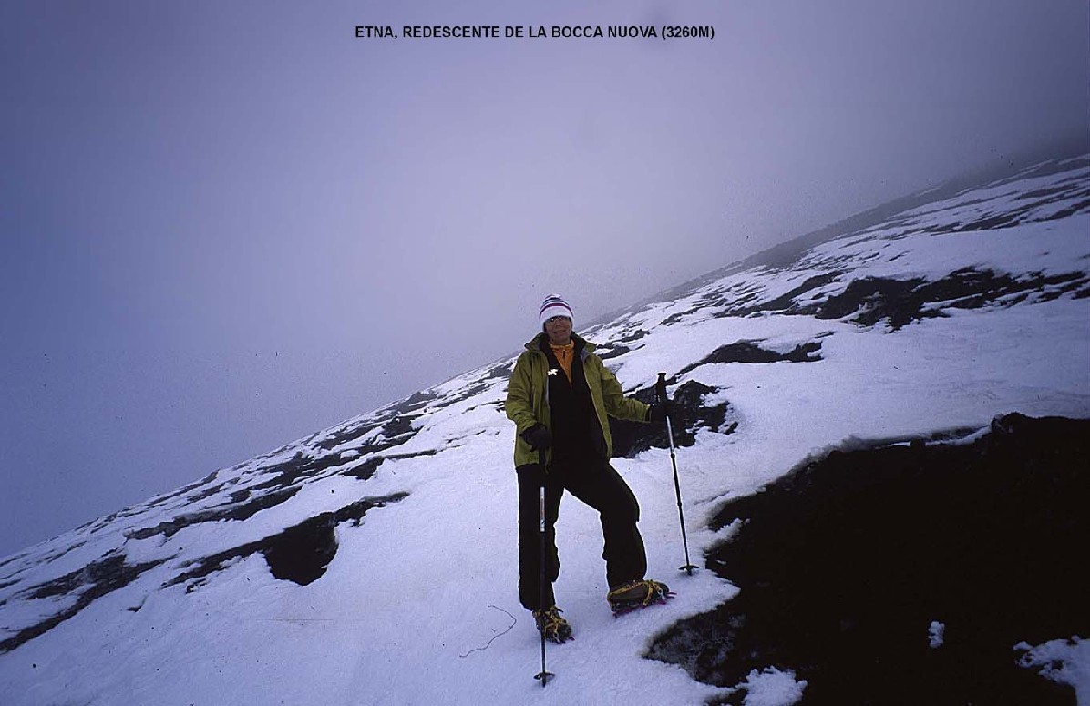 Etna - Descente de la Bocca Nuova (3260m)