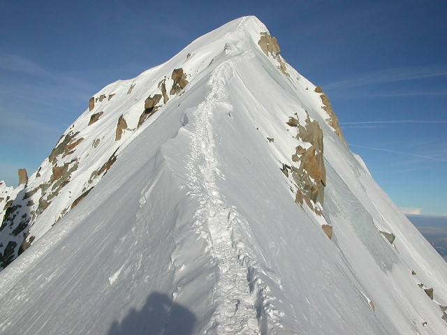Arete sommitale de la Verte