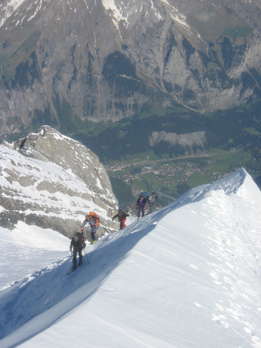 Arrivo in cima