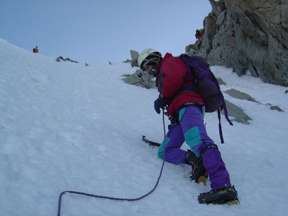 Photo 4 : Début de la descente du Whymper