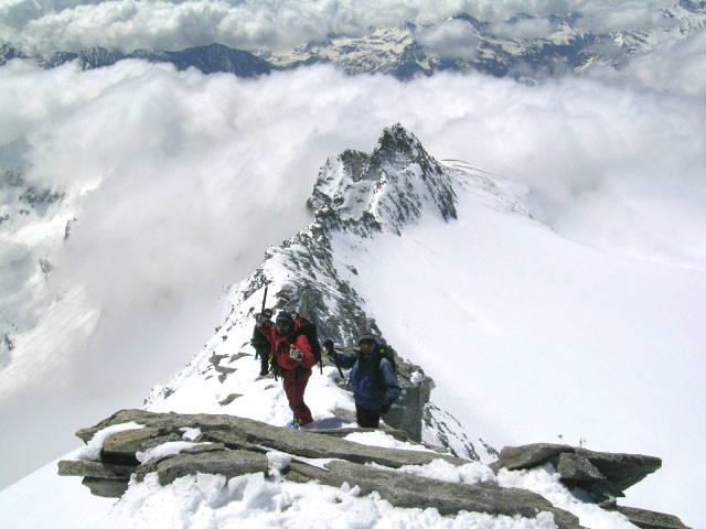 Monte Leone , sulla cresta W