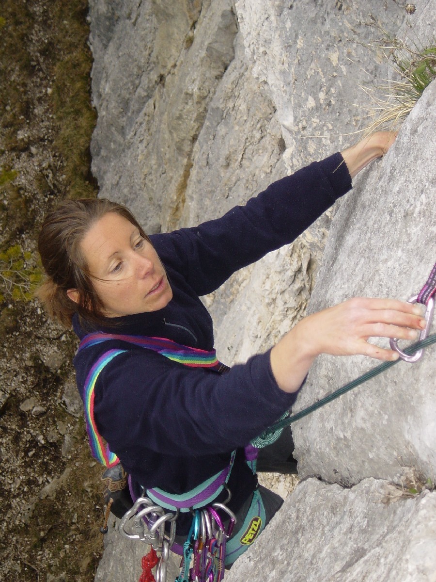 Isabelle Frossard dans "Zénith" à Plagne, Suisse.
