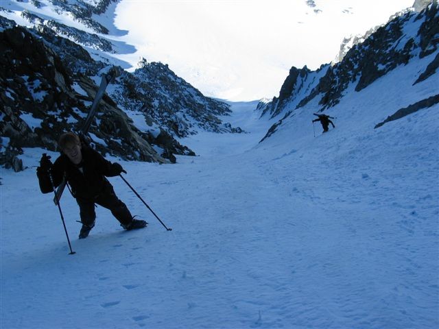 montee du couloir central du velan