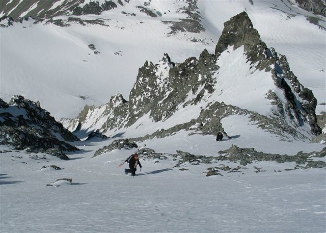 montee du couloir central du velan