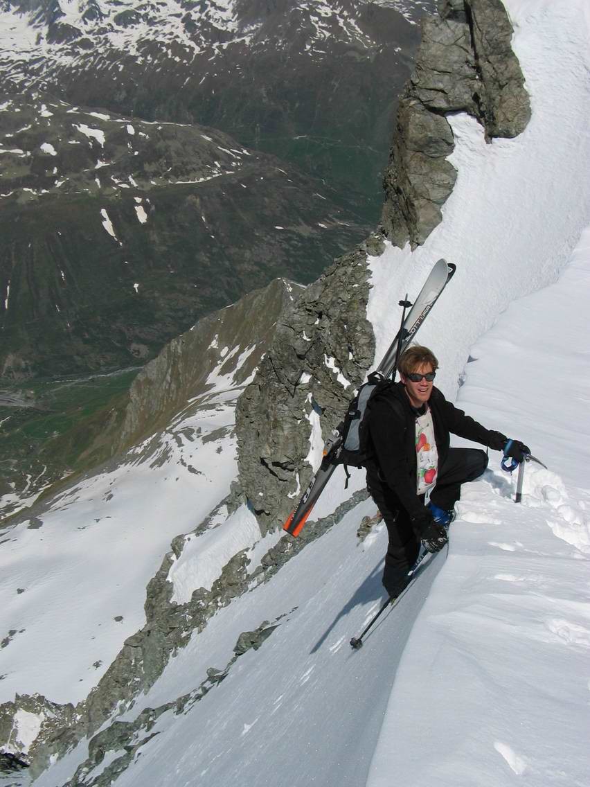 Haut du couloir central du vélan