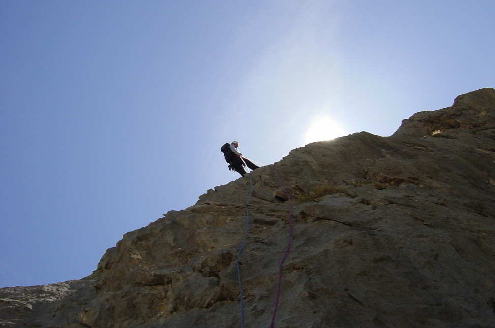 Descente du Rocher de Piroulire
