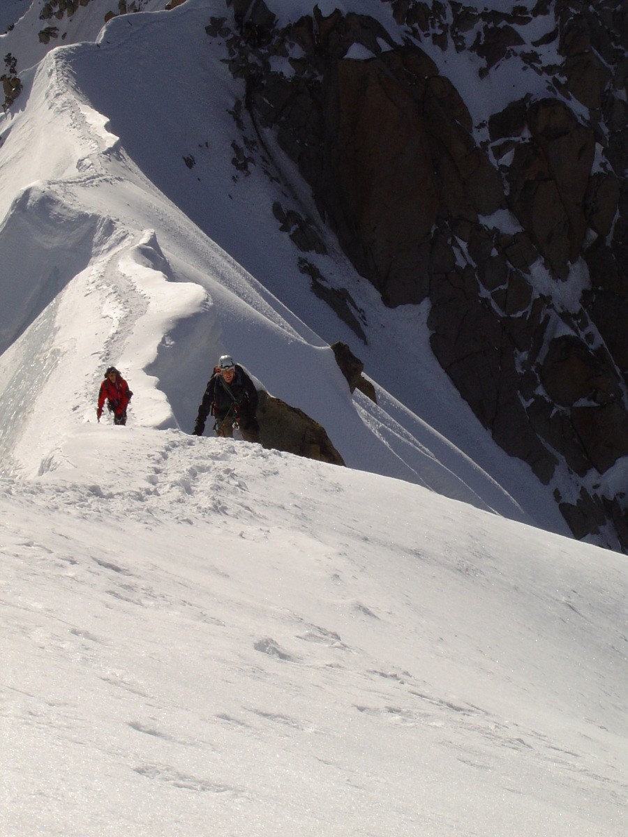 Arête sommitale de la verte