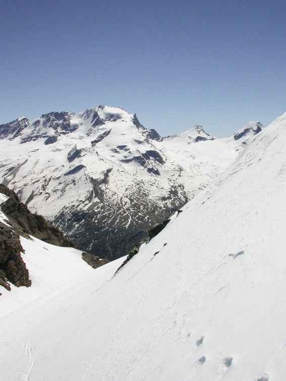 Le grand Paradis et la Tresenta vus de la cime de l'Entrelor