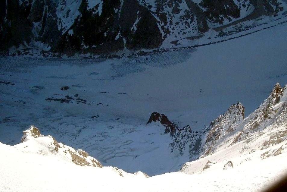 Couloir Couturier vu de la calotte