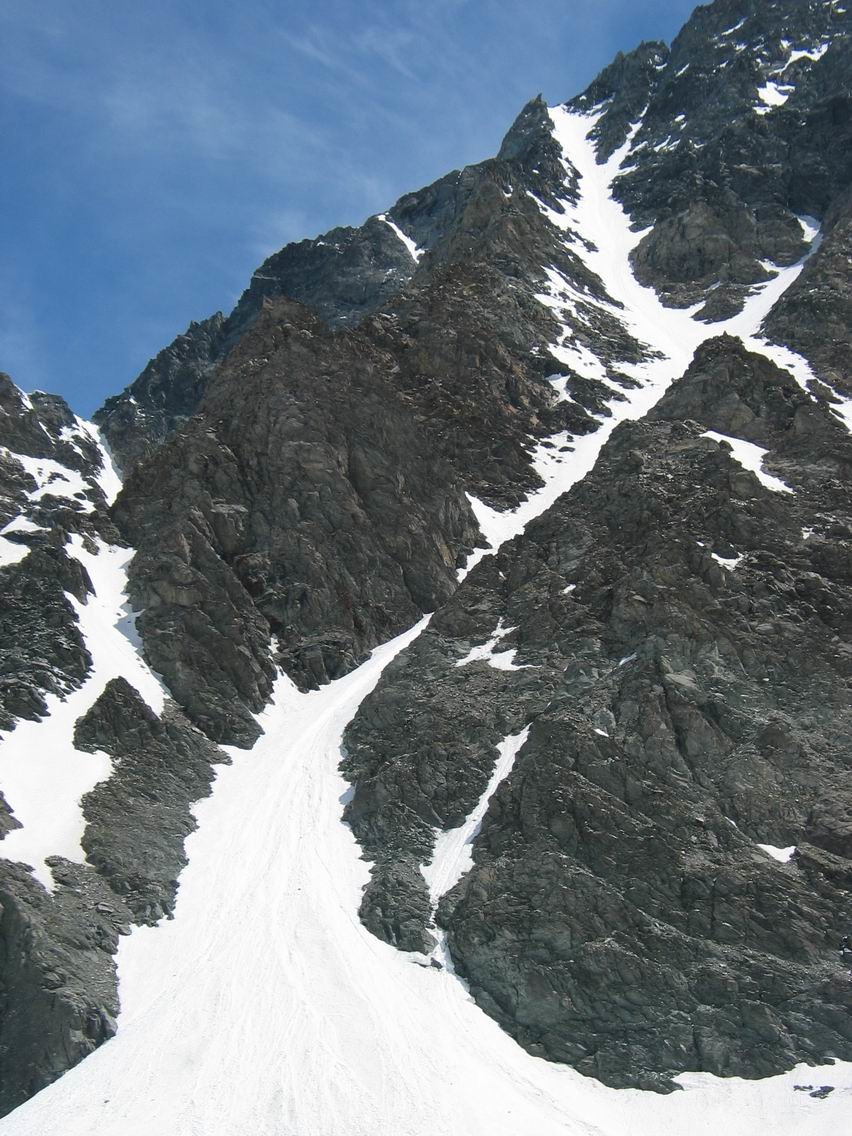 Couloir nord du Vélan
