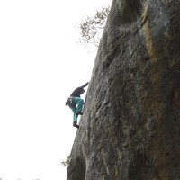 C.Girardin dans "La faucille" à Bonnes Fontaines, Suisse.