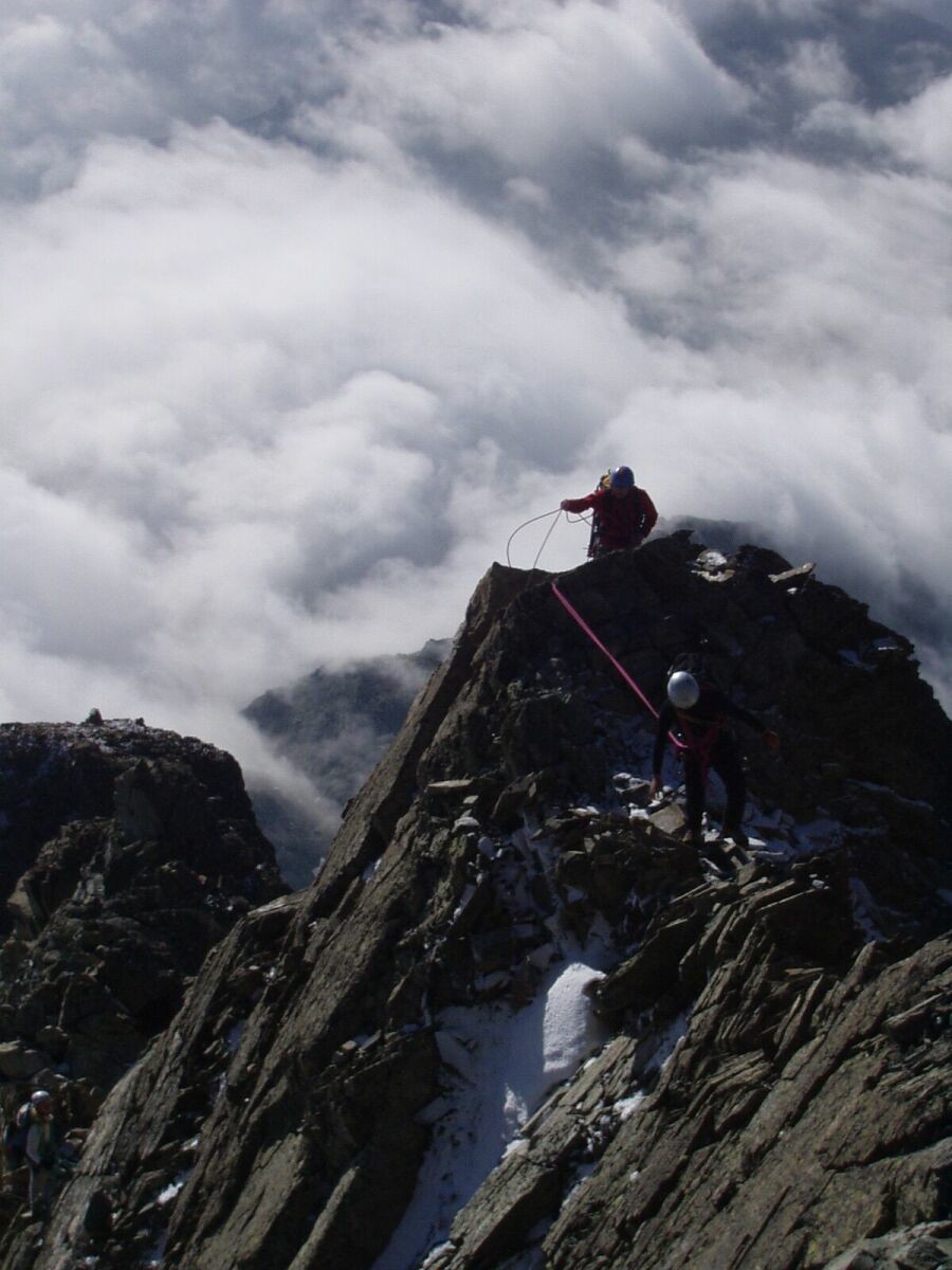 Arête est (au dessus de la Tour Saint Robert)