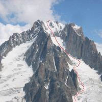 Aig. d'Argentière, Glacier du Milieu